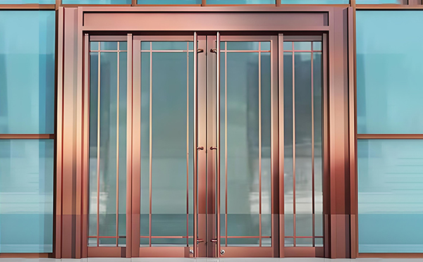 肃北玻璃地弹门