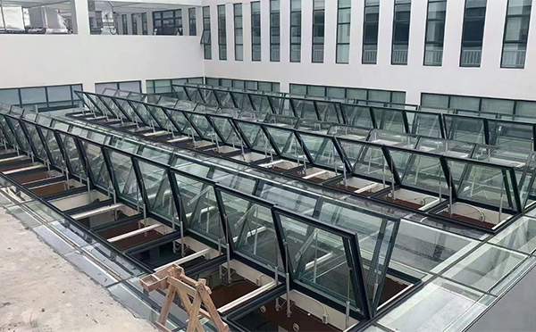 百安科技有限公司近期肃北排烟窗项目案例分享